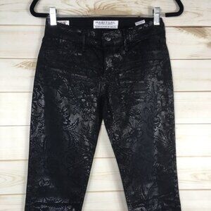 Habitual Floral Print Textured Skinny